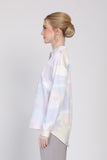 JULY Abstract Print Blouse in Rainbow