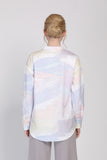 JULY Abstract Print Blouse in Rainbow