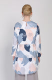 The Ceria Tunic in Blue Abstract