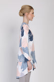 The Ceria Tunic in Blue Abstract