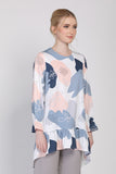 The Ceria Tunic in Blue Abstract