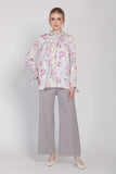 The Botani Floral Blouse in Lavender