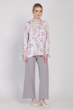 The Botani Floral Blouse in Lavender