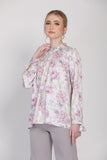 The Botani Floral Blouse in Lavender