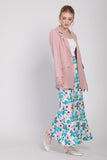 The Lagenda Long Blazer in Dust Pink