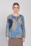 The Ceria 2.0 Blouse in Dusty Blue