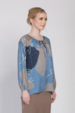 The Ceria 2.0 Blouse in Dusty Blue