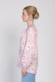 The Botani Floral Blouse in Pink