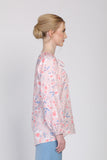 The Botani Floral Blouse in Pink