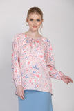 The Botani Floral Blouse in Pink