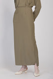 The Cahaya Knit Pencil Skirts in Dusty Green