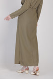 The Cahaya Knit Pencil Skirts in Dusty Green