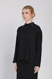 The Cahaya Knit Top in Black