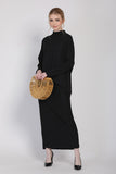 The Cahaya Knit Pencil Skirts in Black