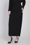 The Cahaya Knit Pencil Skirts in Black