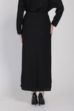 The Cahaya Knit Pencil Skirts in Black