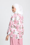 The Reunion Moments Floral Blouse in Pink