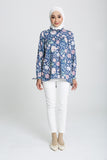 The Botanika Blouse in Blue