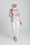 The Reunion Moments Floral Blouse in Pink
