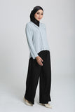The Harmoni Polka Dot Blouse in Blue