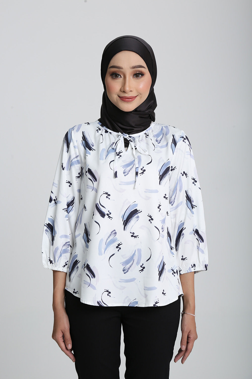 The Ceria Blouse in Abstract Prints