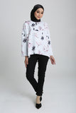 Devynn Floral Print Blouse in Pink