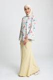 The Botani Floral Blouse in Light Yellow