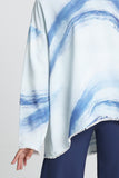 Avanni Abstract Prints Blouse in Blue