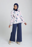 The Botani Floral Blouse in Pink