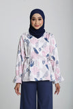 The Botani Floral Blouse in Pink Floral