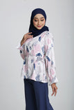 The Botani Floral Blouse in Pink