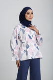 The Botani Floral Blouse in Pink