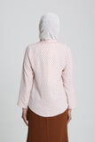 The Harmoni Polka Dot Blouse in Pink