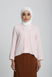 The Harmoni Polka Dot Blouse in Pink