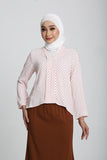 The Harmoni Polka Dot Blouse in Pink