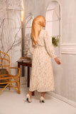 The Rafina Embroidered Maxi Dress in Dusty Floral