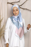 JScarves J. Prints The Auria 2.0 Printed Shawl in Dust Blue