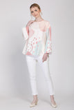 Ambellina Blouse in Abstract Prints