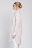 The Remix Tunic Shirt in Apricot / Green