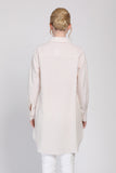 The Remix Tunic Shirt in Apricot / Green
