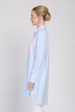 The Remix Tunic Shirt in Blue/Pink