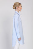 The Remix Tunic Shirt in Blue/Pink