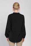 Keanna Long Sleeves Blouse in Black