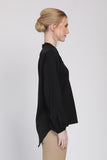 Keanna Long Sleeves Blouse in Black