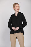 Keanna Long Sleeves Blouse in Black