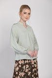 Keanna Long Sleeves Blouse in Sage