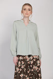 Keanna Long Sleeves Blouse in Sage