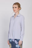 Carina Long Sleeves Blouse in Grey