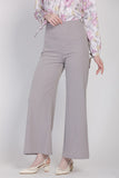 J&Co Palazzo 3.0 Straight Cut Wide Leg Pants in Grey