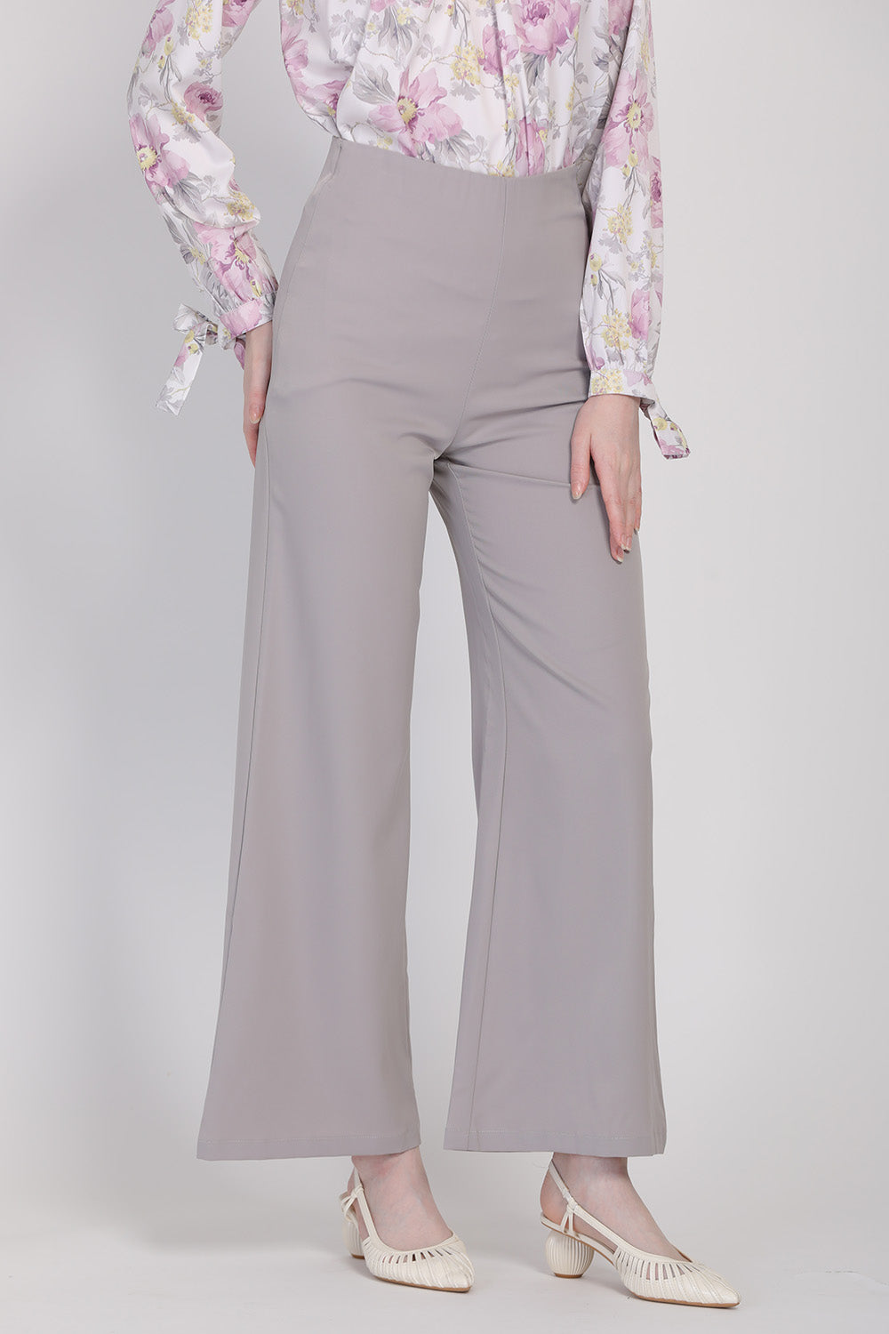 J&Co Palazzo 3.0 Straight Cut Wide Leg Pants in Grey – J&Co Collections  Malaysia
